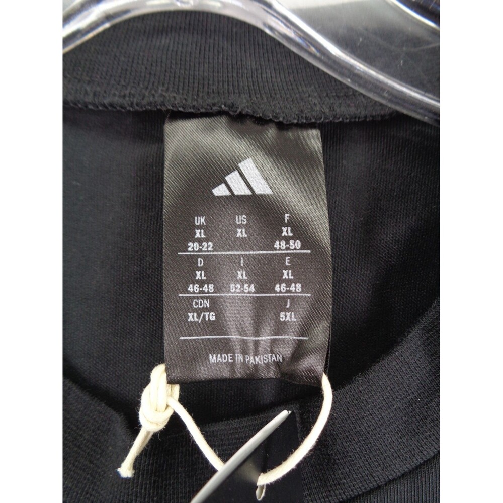 Adidas Black Racerback 3 Stripe Essential Dress Size XL New - Picture 13 of 14
